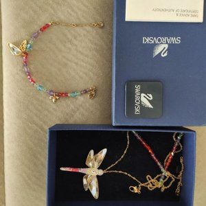 Swarovski Necklace and Bracelet